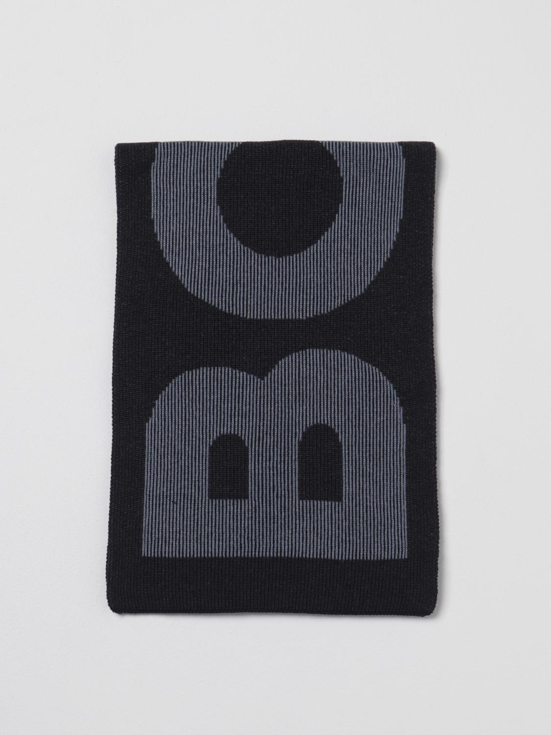 BOSS SCIARPA: Sciarpa Boss in cotone e lana, Blue - Img 1