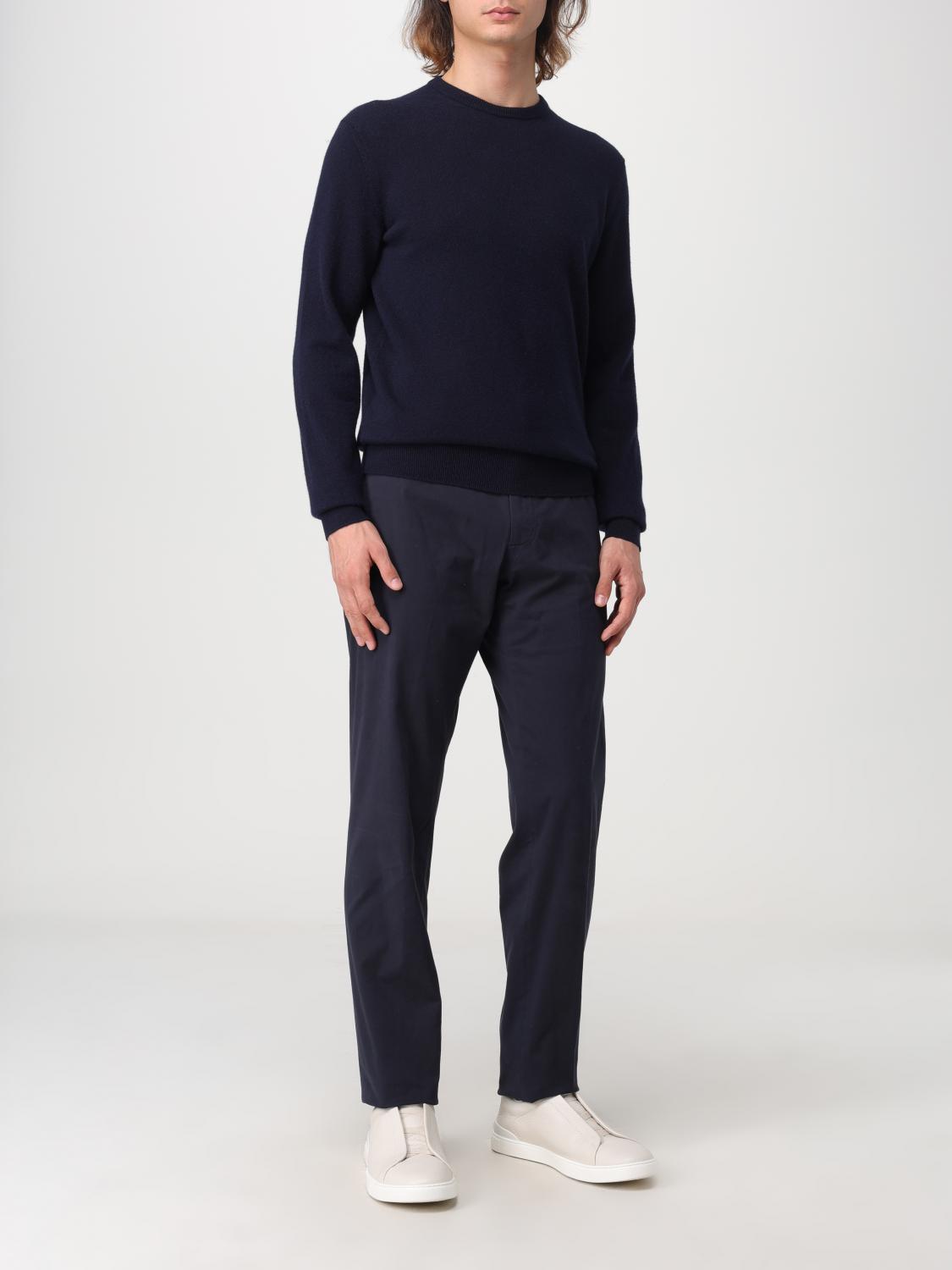 ZEGNA PULLOVER: Pullover herren Zegna, Blau 1 - Img 2