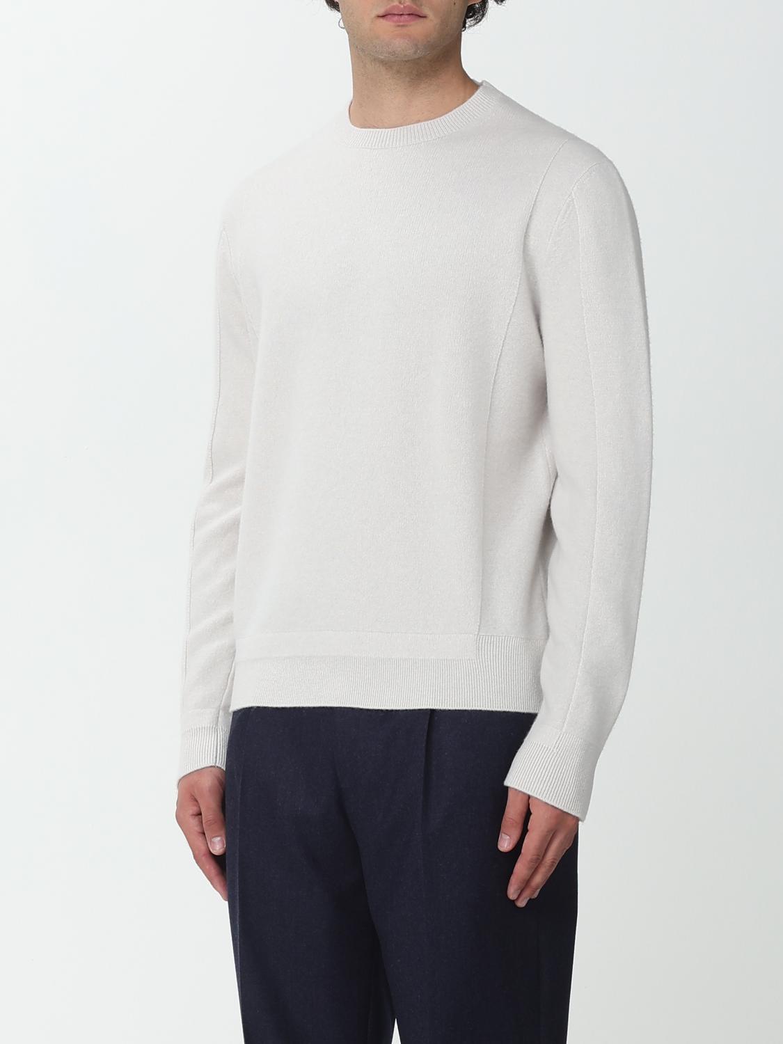 ZEGNA SWEATER: Zegna sweater in wool and cashmere, White - Img 3