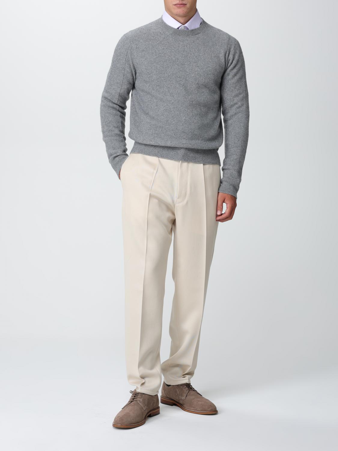 ZEGNA: wool pants - Ivory | Zegna pants TP38UCI39A6 online at