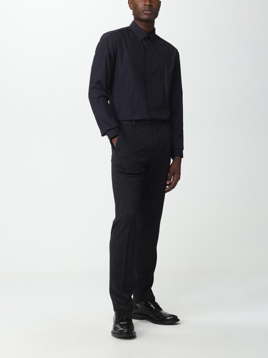 ZEGNA CAMICIA: Camicia Zegna in cotone, Blue - Img 2