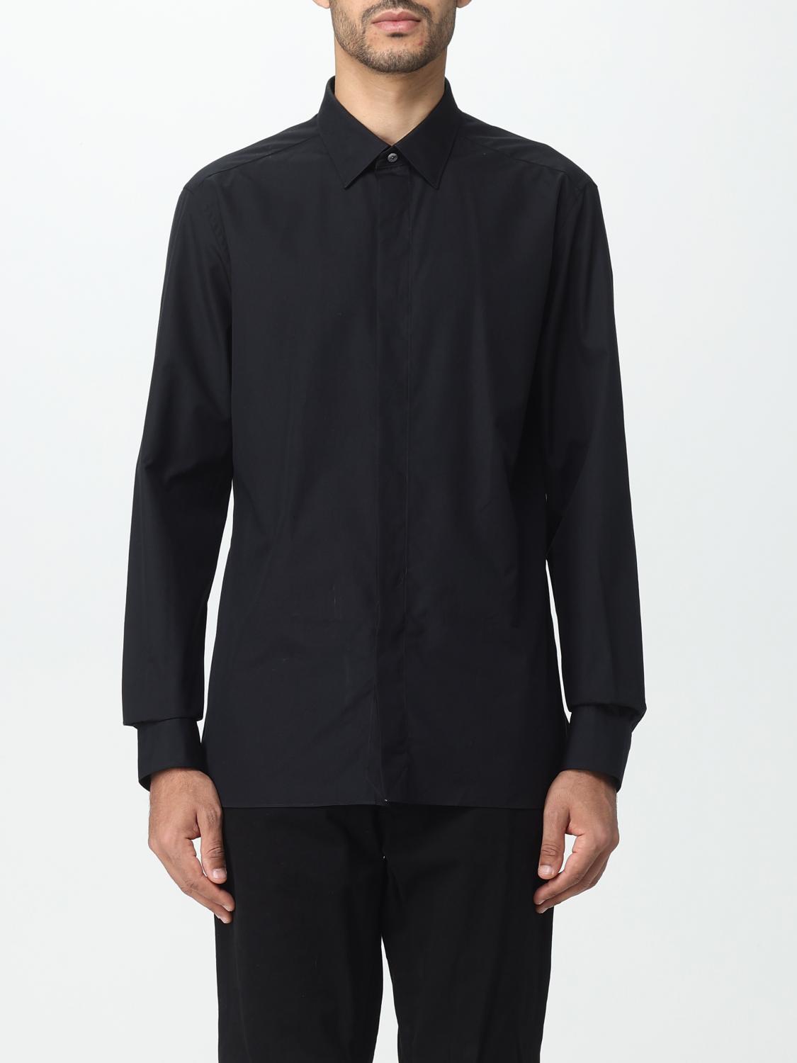 ZEGNA HEMD: Hemd herren Zegna, Schwarz - Img 1