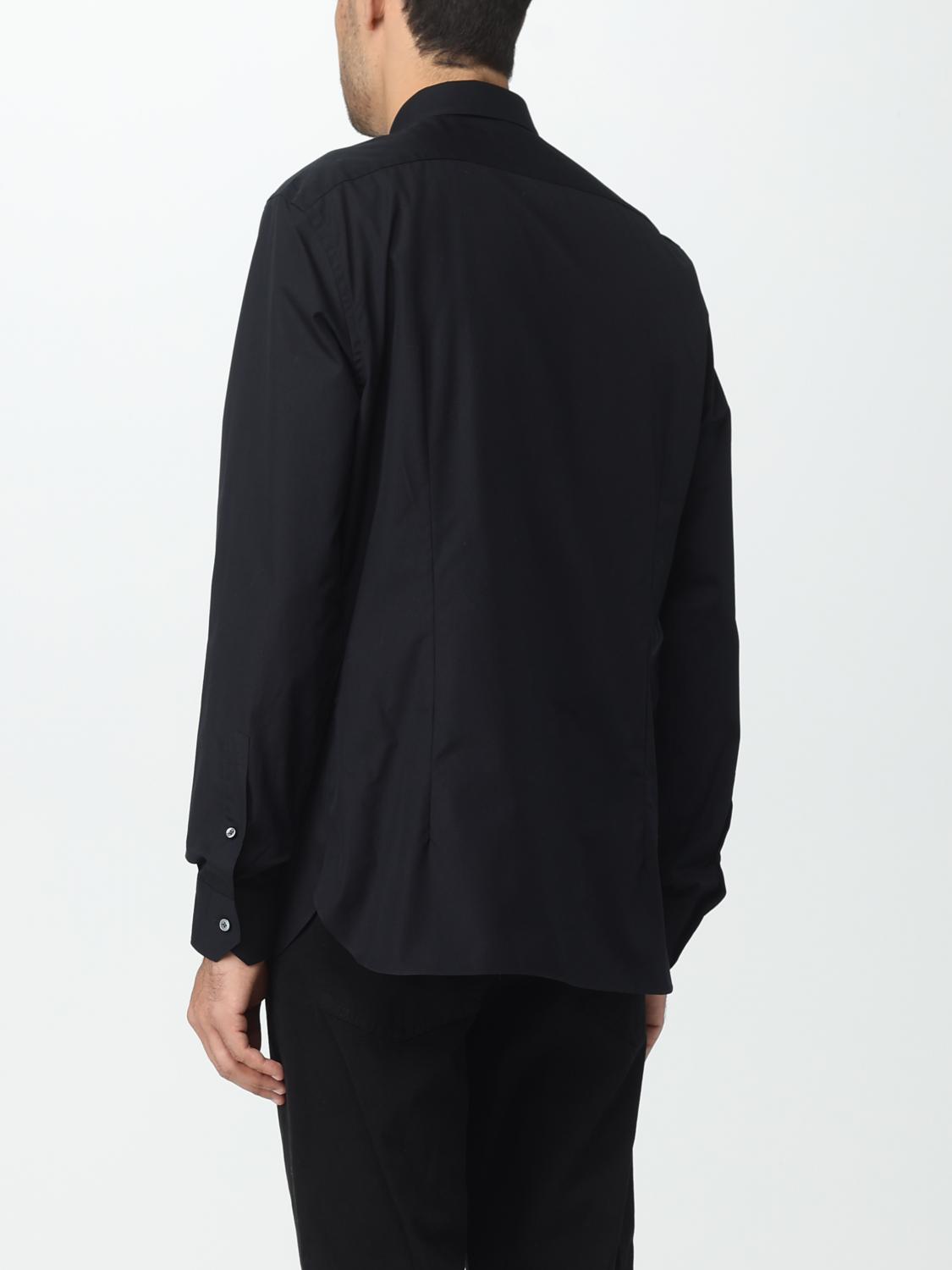 ZEGNA HEMD: Hemd herren Zegna, Schwarz - Img 3