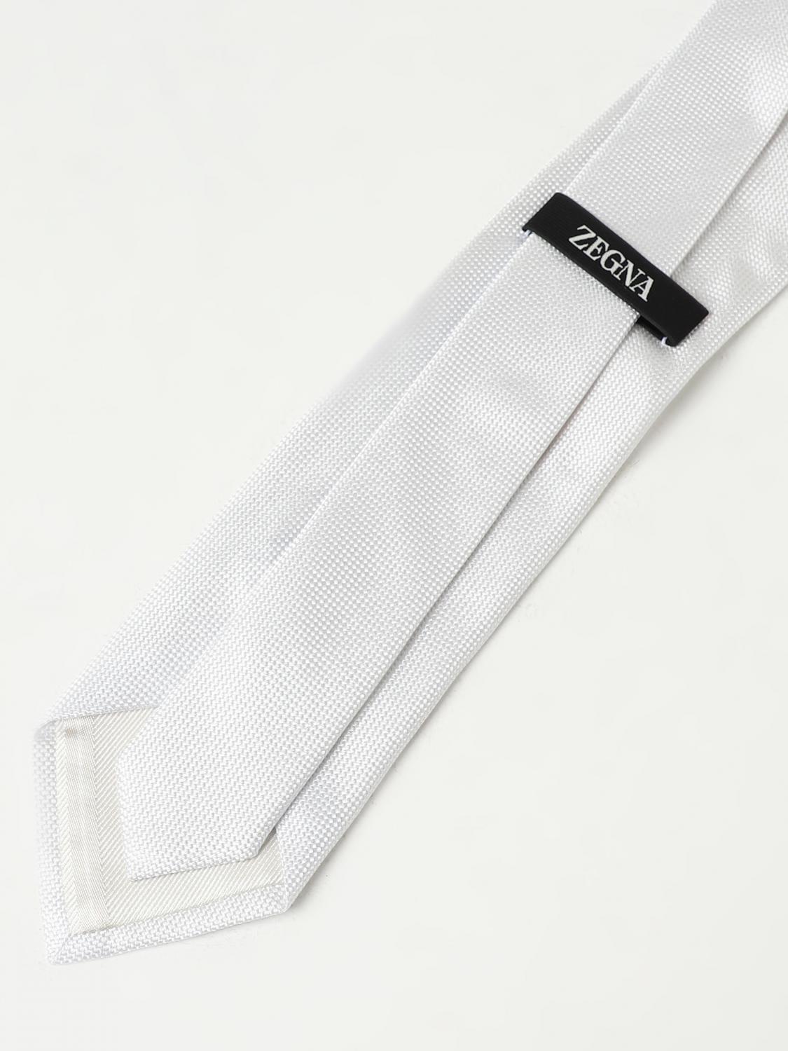 ZEGNA CRAVATTA: Cravatta Zegna in seta, Grigio - Img 2