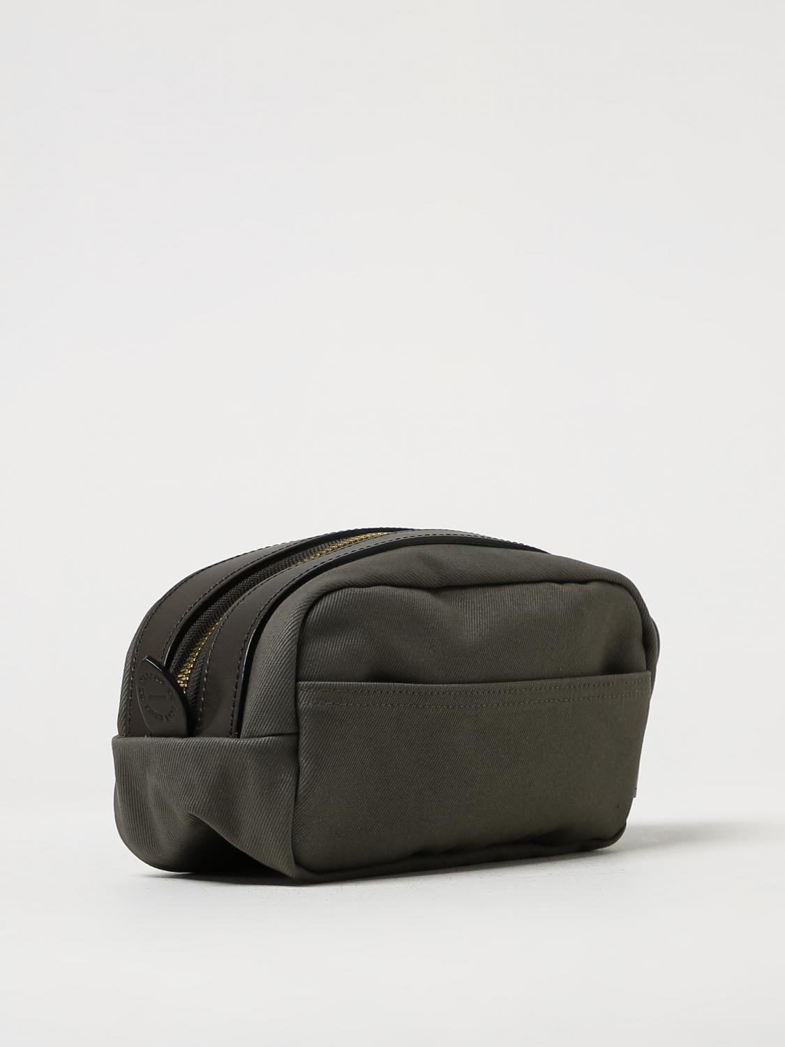 FILSON ACCESSORI BEAUTY: Beauty case Filson in canvas e pelle con tasche, Verde - Img 2