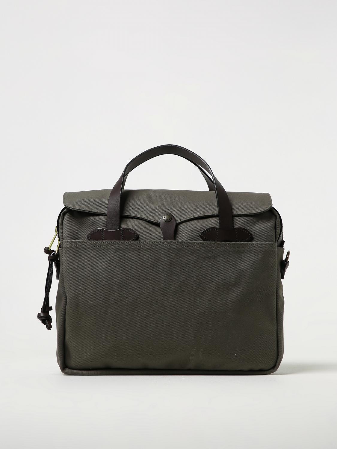 Giglio Borsa Filson in canvas e pelle con tracolla