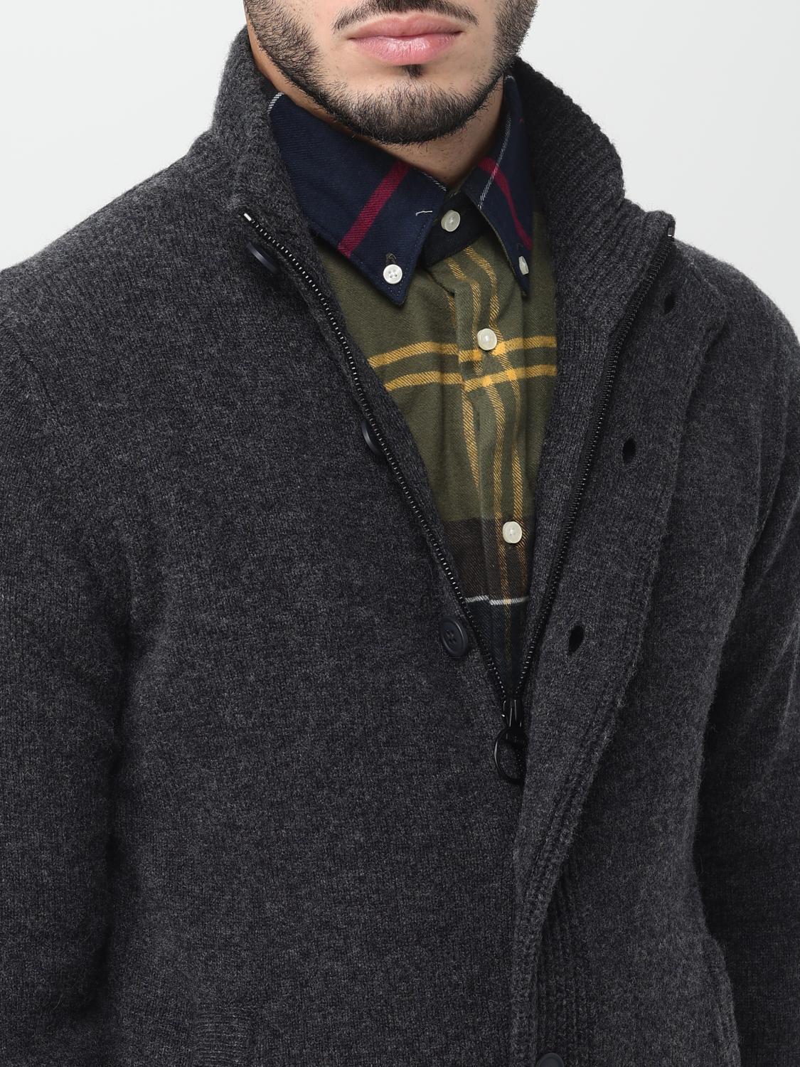 BARBOUR SWEATER: Sweater men Barbour, Charcoal - Img 4