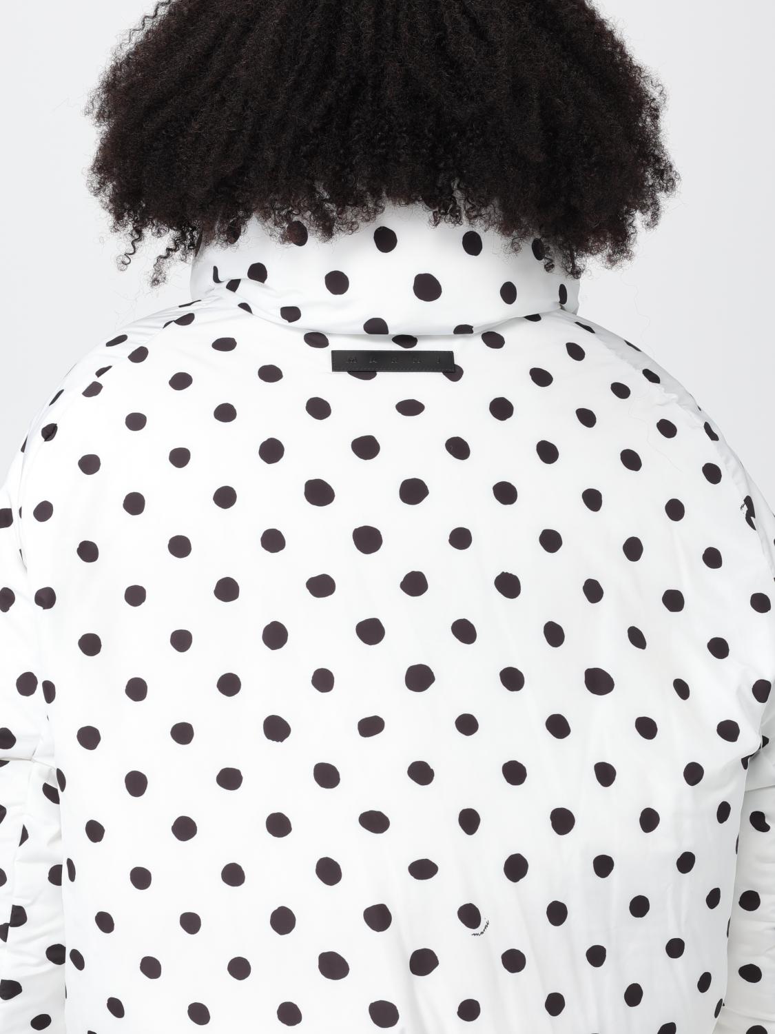 K*B様 Marni Oversized Polka Dot Down Marni Oversized Long Polka Dot Down Coat in Orange für Damen | LN-CC®