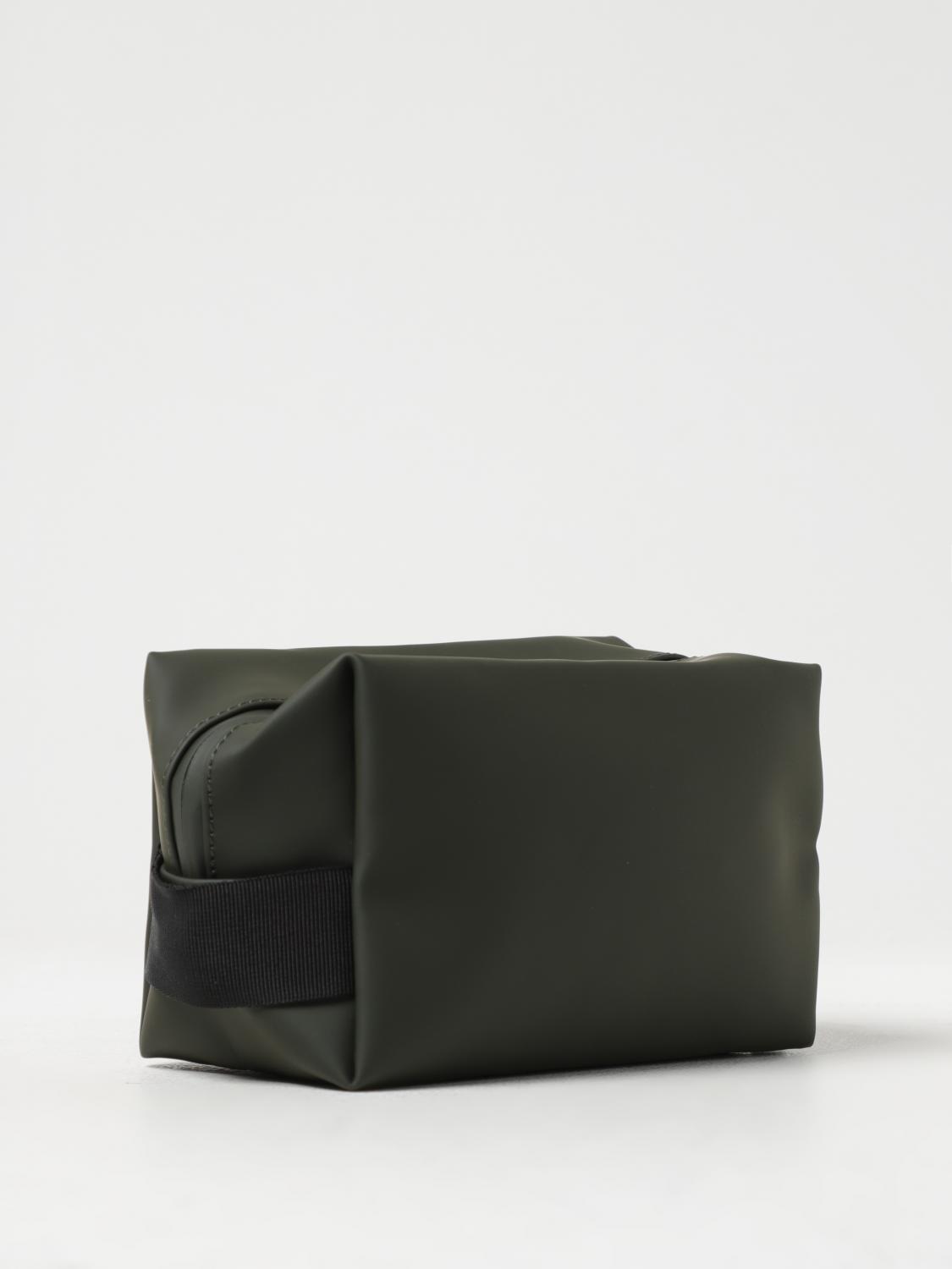 RAINS ACCESSORI BEAUTY: Beauty case Rains in tessuto sintetico gommato impermeabile, Militare - Img 2