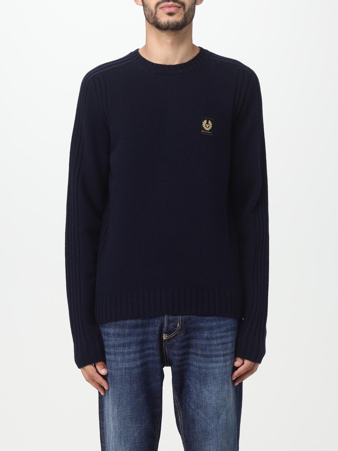 Giglio Belstaff Pullover Blau BELSTAFF: Sweatshirt Herren Blau