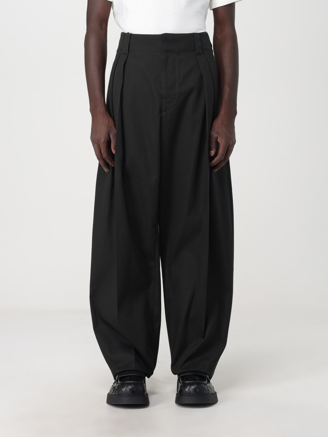 BOTTEGA VENETA: pants in twill - Green | Bottega Veneta pants