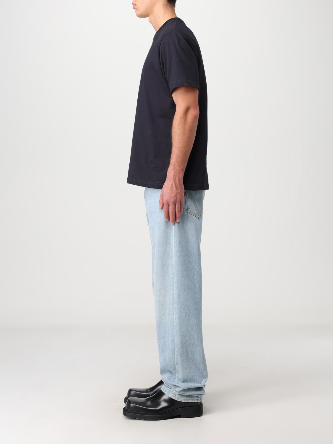 BOTTEGA VENETA T-SHIRT: Bottega Veneta cotton t-shirt, Navy - Img 2