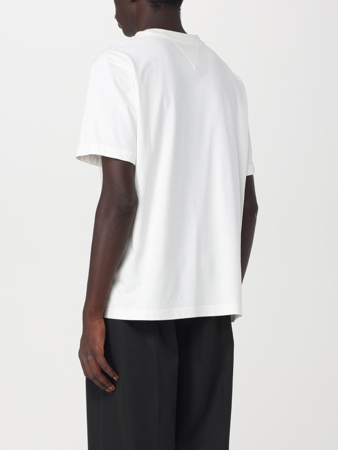 BOTTEGA VENETA T-SHIRT: Bottega Veneta cotton t-shirt, Yellow Cream - Img 3