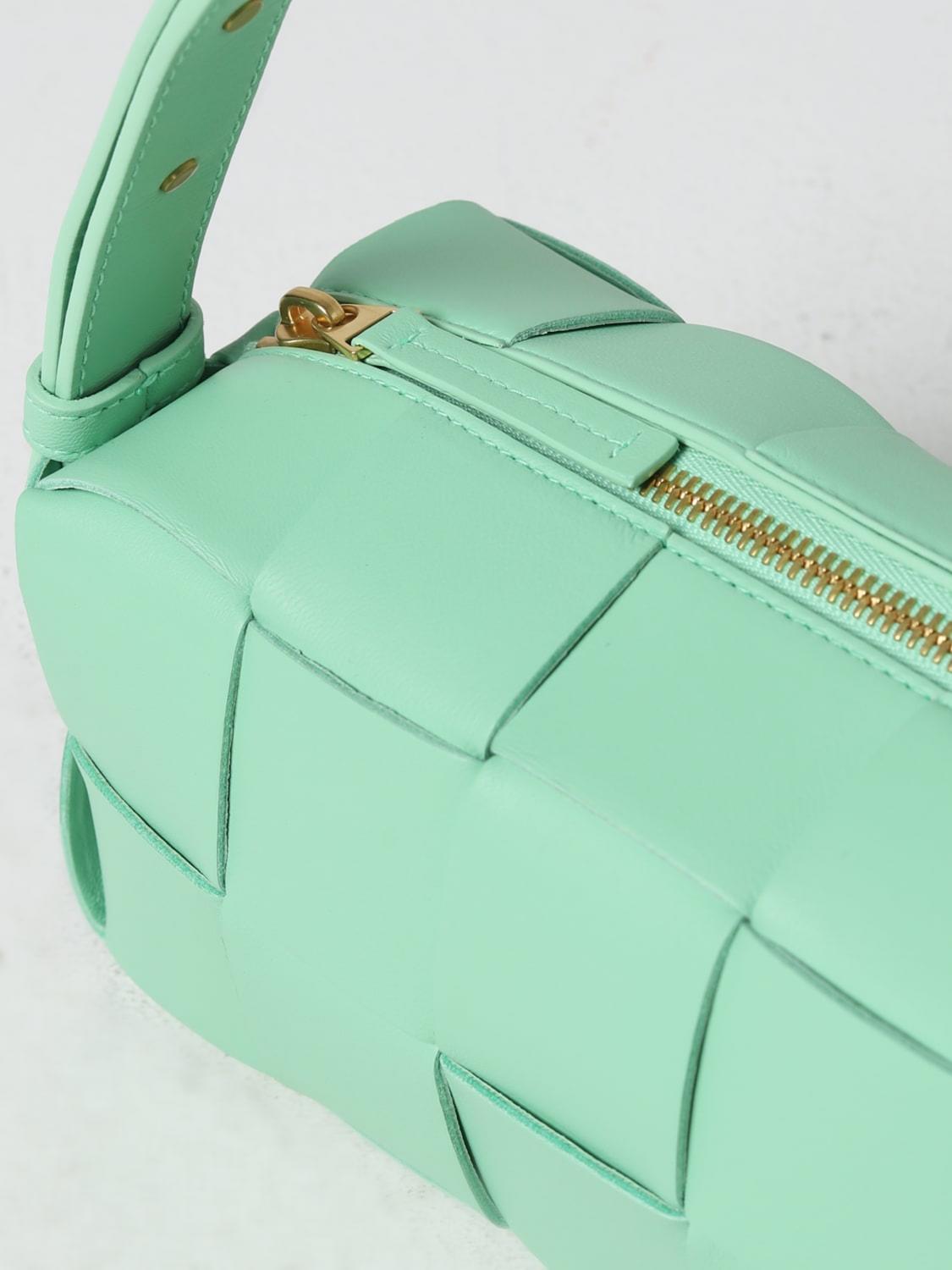 Bottega Veneta Brick Cassette bag in woven leather - Water
