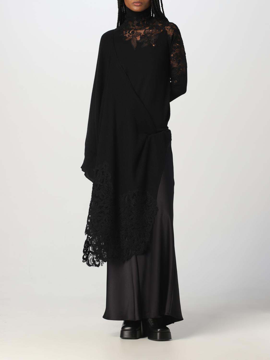 ERMANNO SCERVINO CAPA: Capa mujer Ermanno Scervino, Negro - Img 2