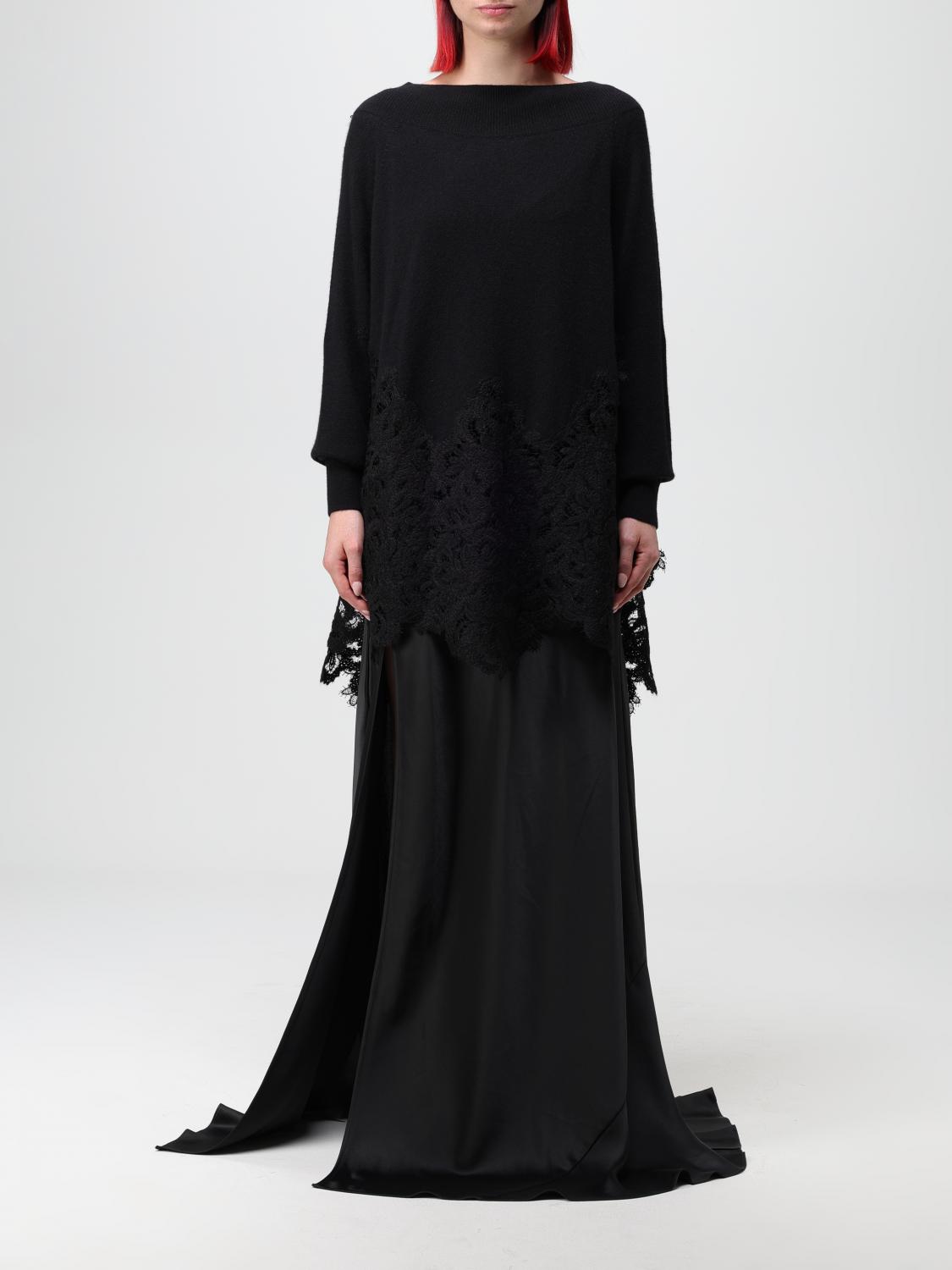 ERMANNO SCERVINO PULLOVER: Pullover damen Ermanno Scervino, Schwarz - Img 1