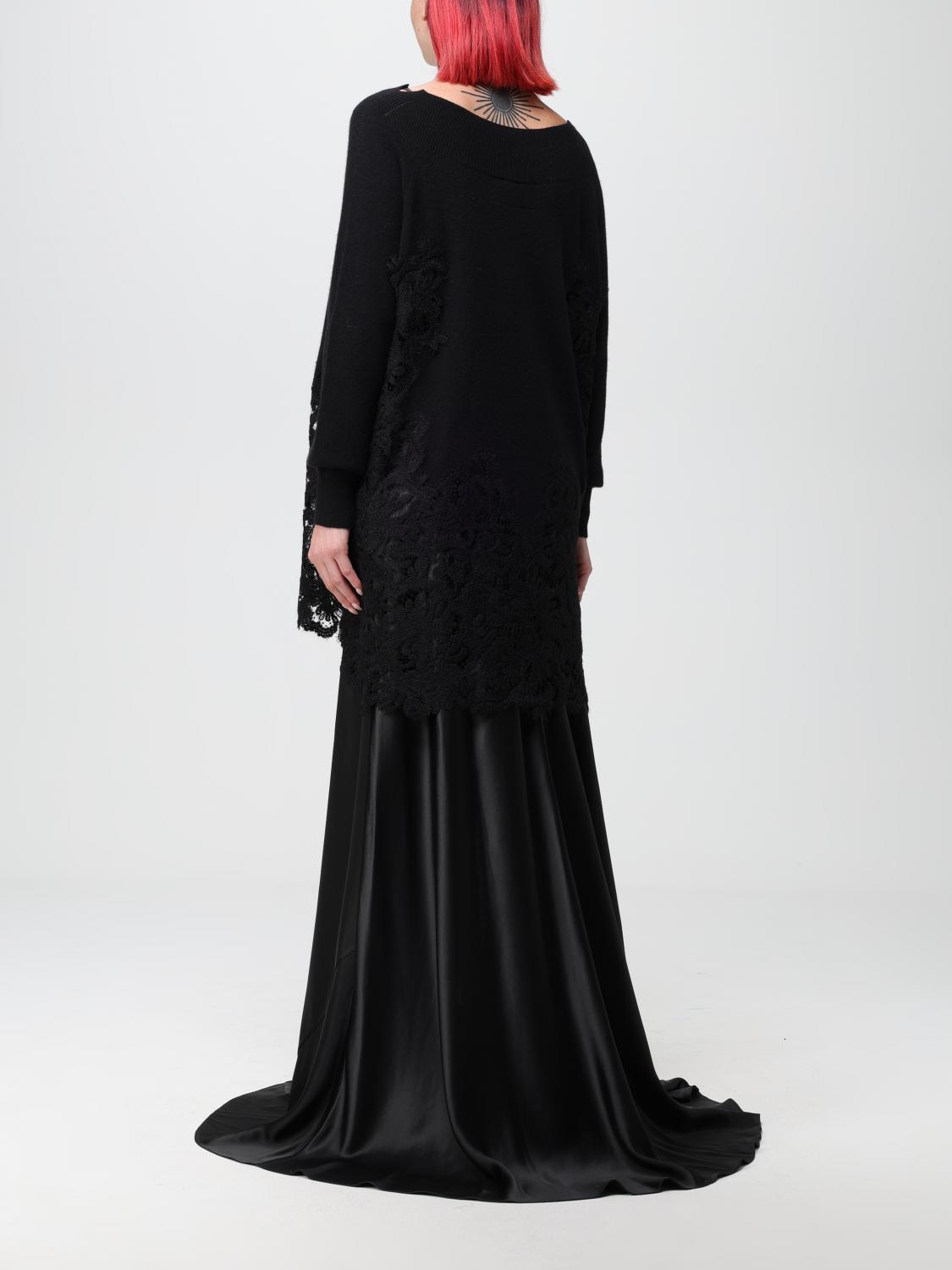 ERMANNO SCERVINO PULLOVER: Pullover damen Ermanno Scervino, Schwarz - Img 2