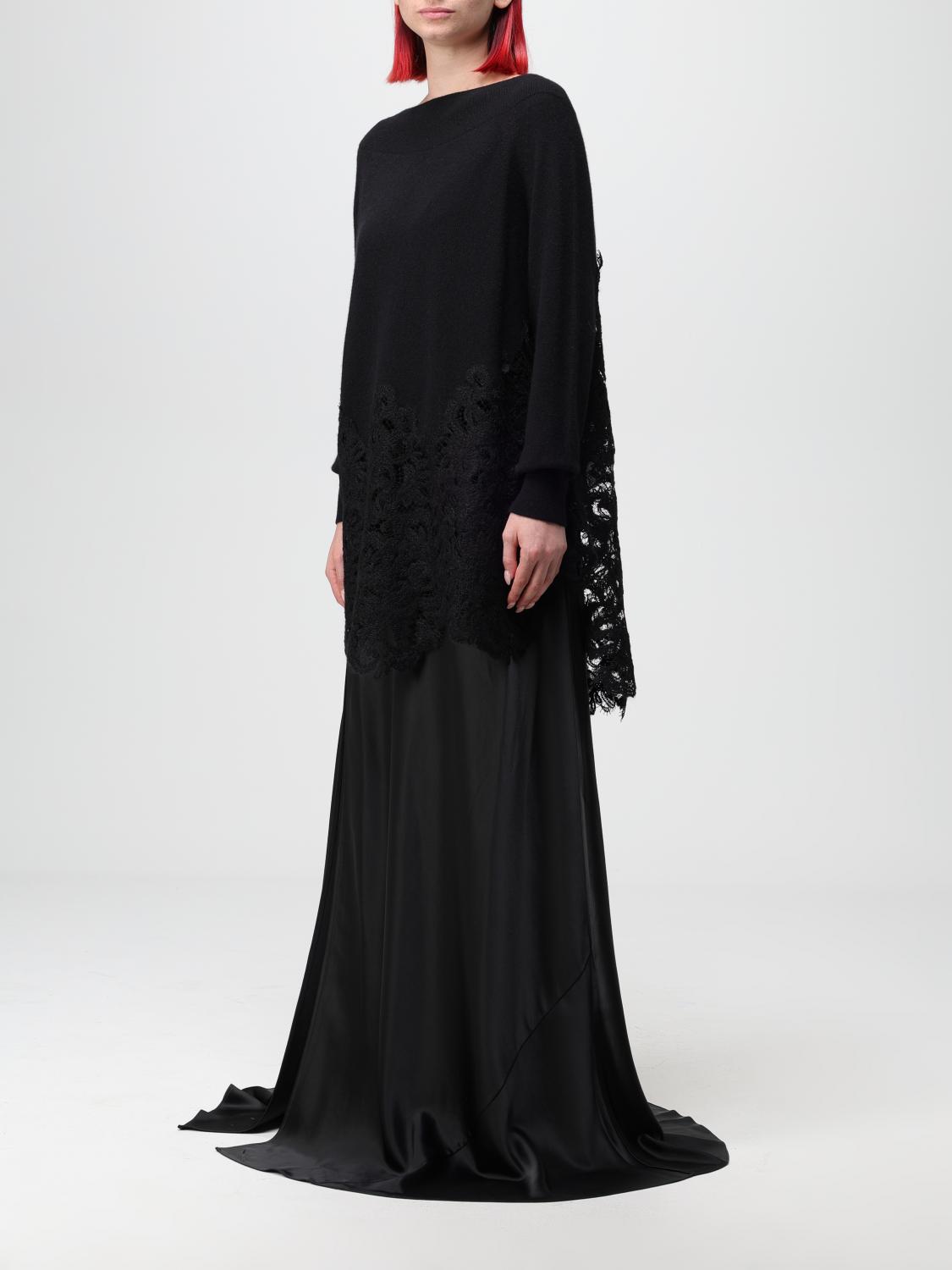 ERMANNO SCERVINO PULLOVER: Pullover damen Ermanno Scervino, Schwarz - Img 3