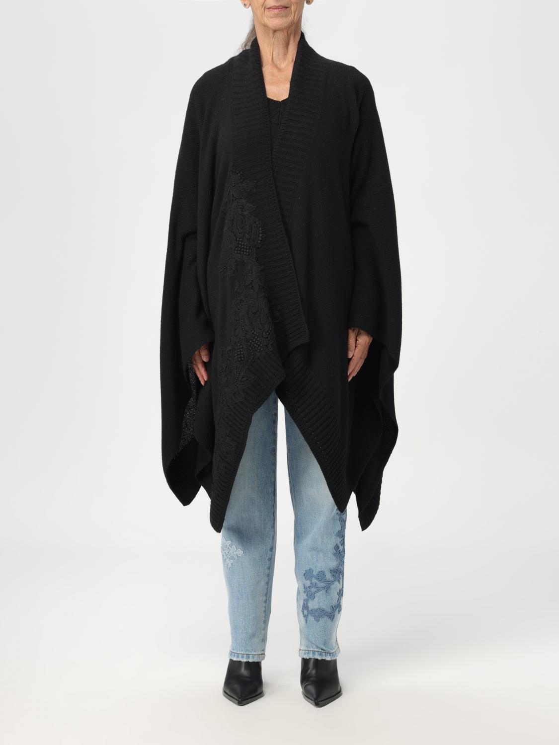 ERMANNO SCERVINO LIFE CAPA: Capa mujer Ermanno Scervino Life, Negro - Img 1