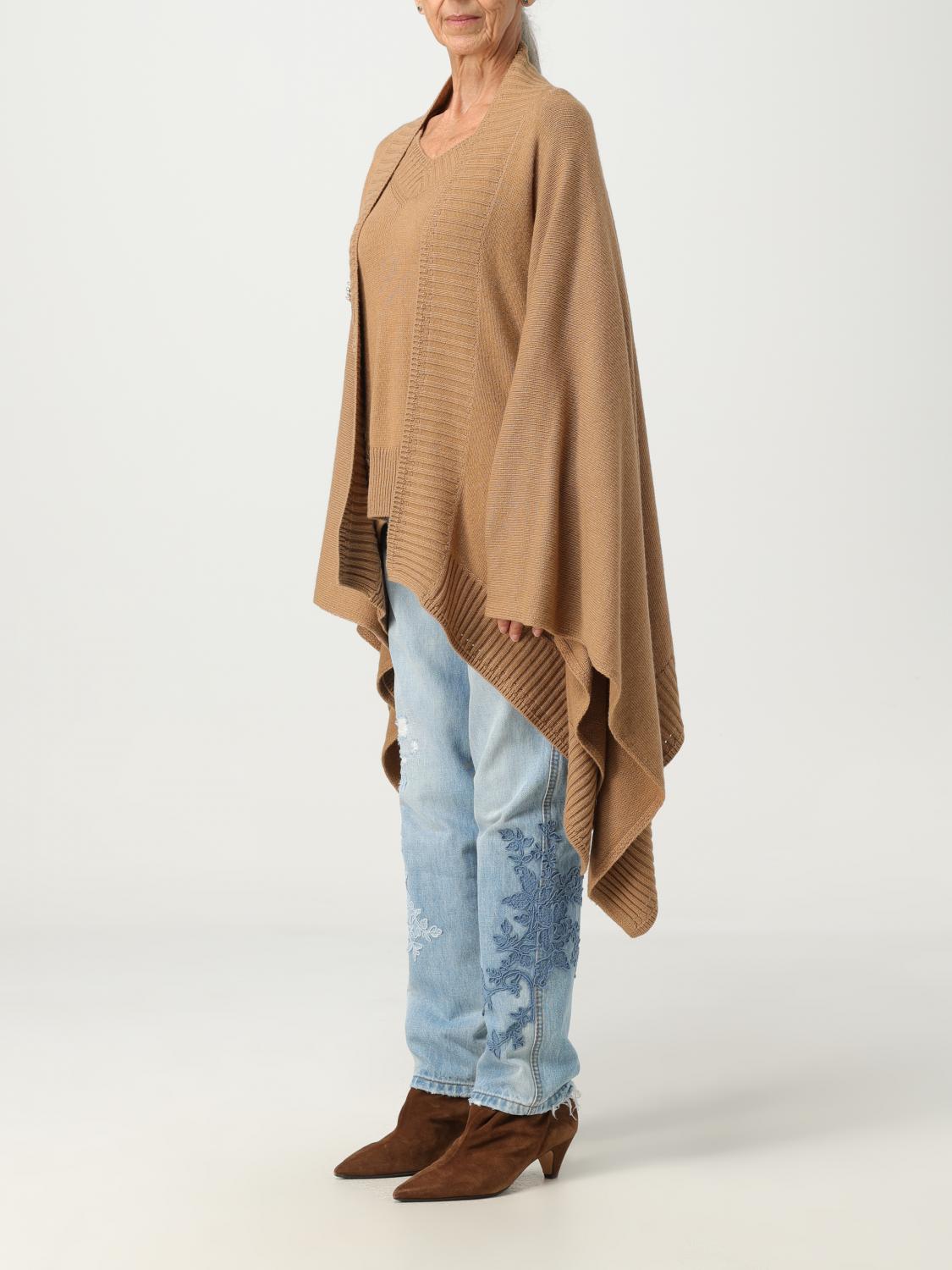 ERMANNO SCERVINO LIFE CAPA: Capa mujer Ermanno Scervino Life, Camello - Img 4