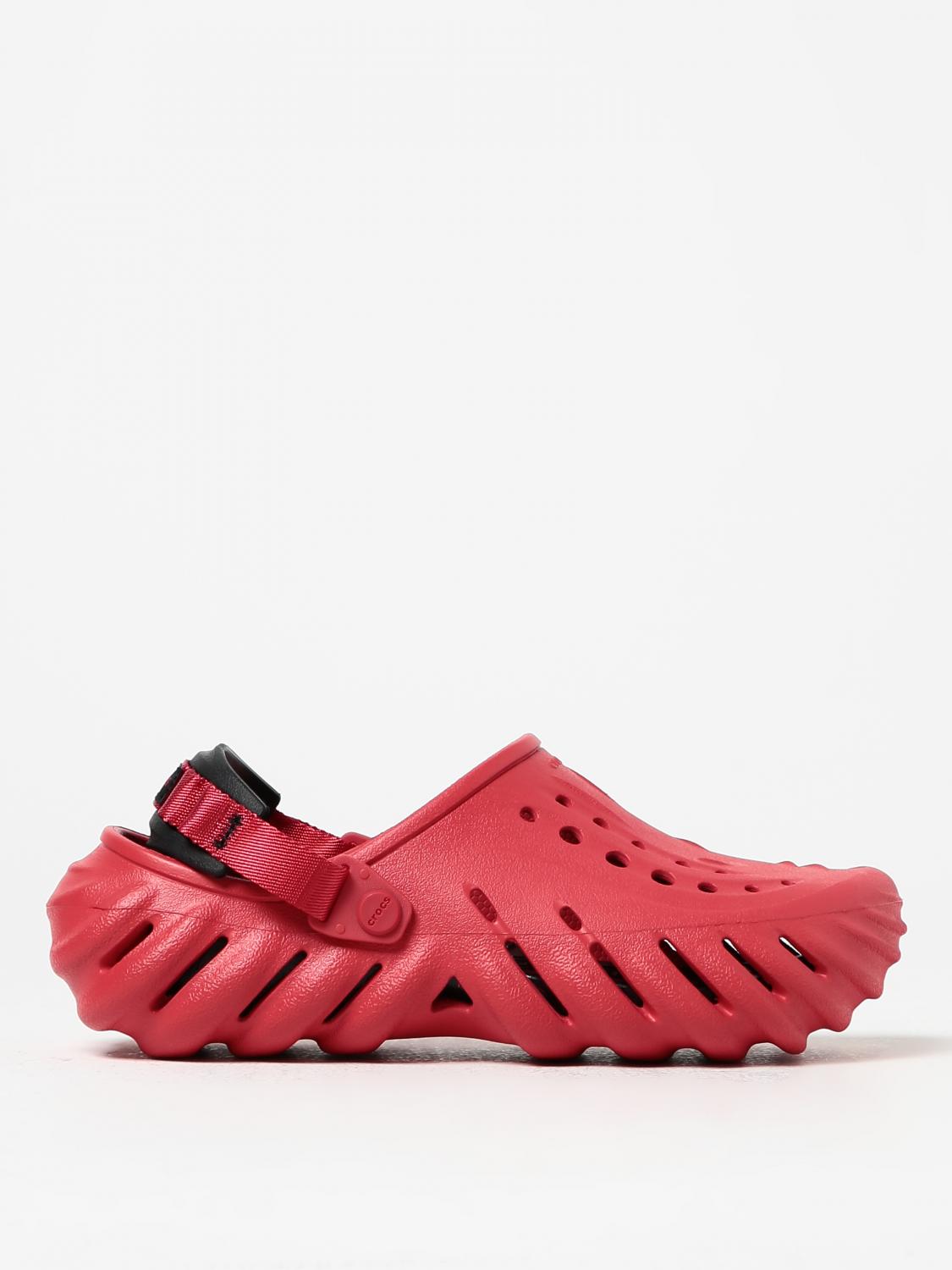 CROCS SANDALS: Shoes men Crocs, Red - Img 1