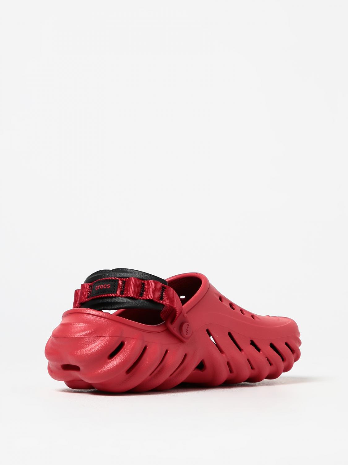 CROCS SANDALS: Shoes men Crocs, Red - Img 3