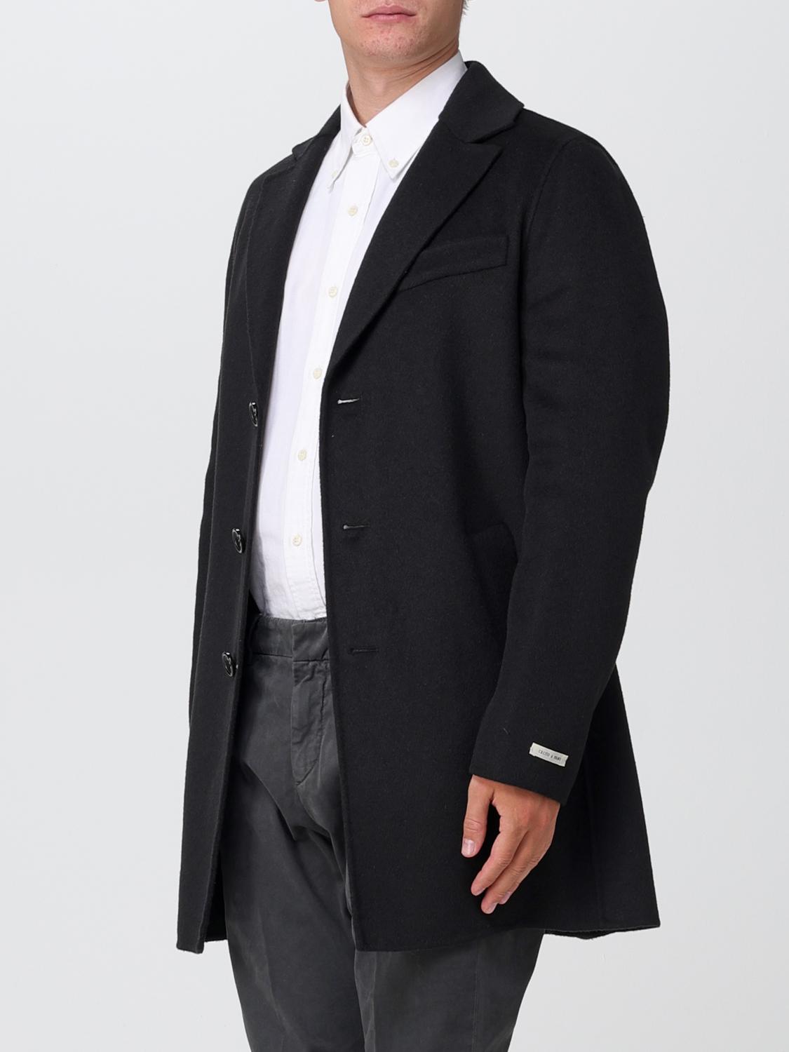 Palto' Coat men Palto' - Black | B31PUGERADOU | GIGLIO.COM