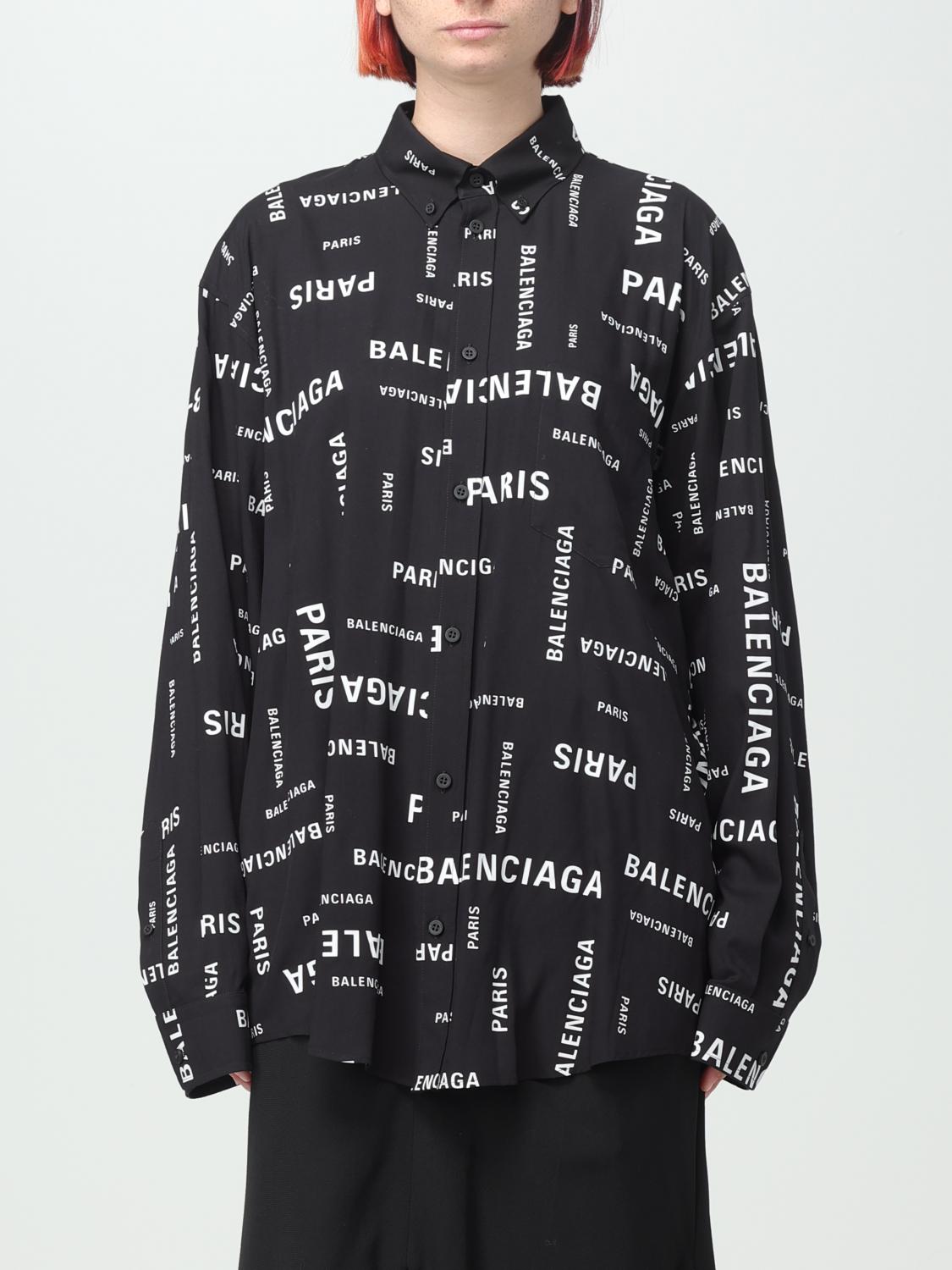 Balenciaga シャツ レディース - ブラック | 658956TPLB4 | GIGLIO.COM