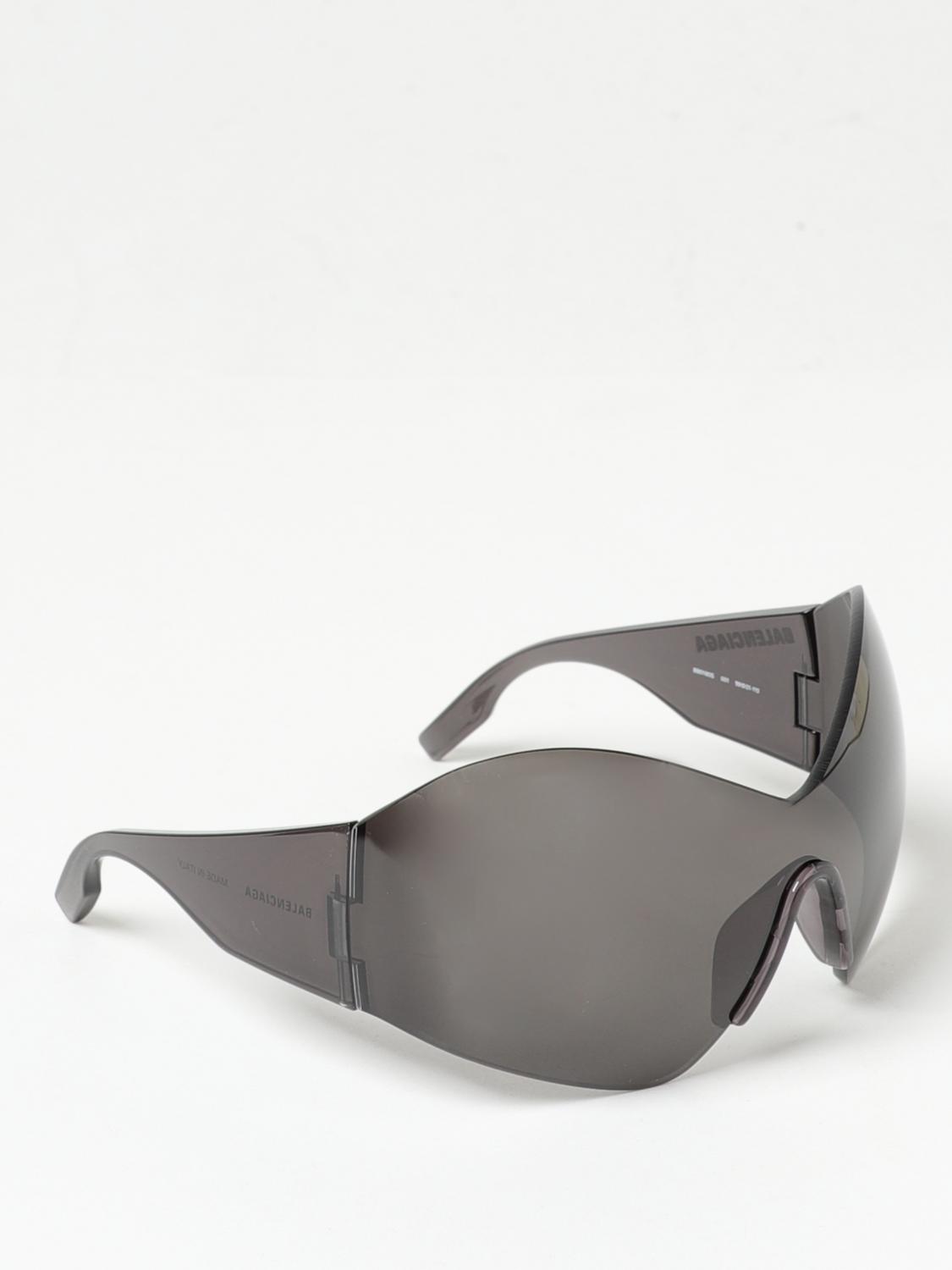 BALENCIAGA OCCHIALI DA SOLE: Occhiali da sole Balenciaga in acetato, Nero - Img 1