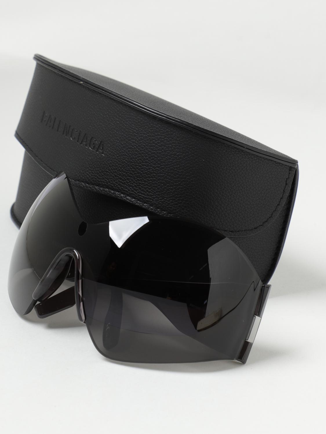 BALENCIAGA OCCHIALI DA SOLE: Occhiali da sole Balenciaga in acetato, Nero - Img 4