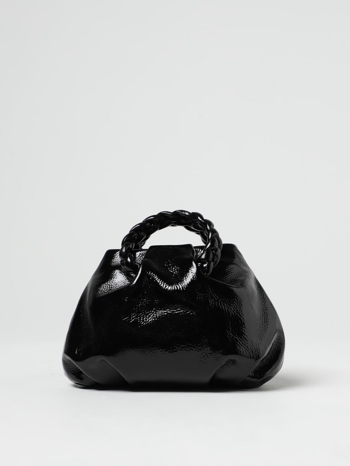 HEREU BORSA MINI: Borsa Bombon Hereu in naplak, Nero - Img 1
