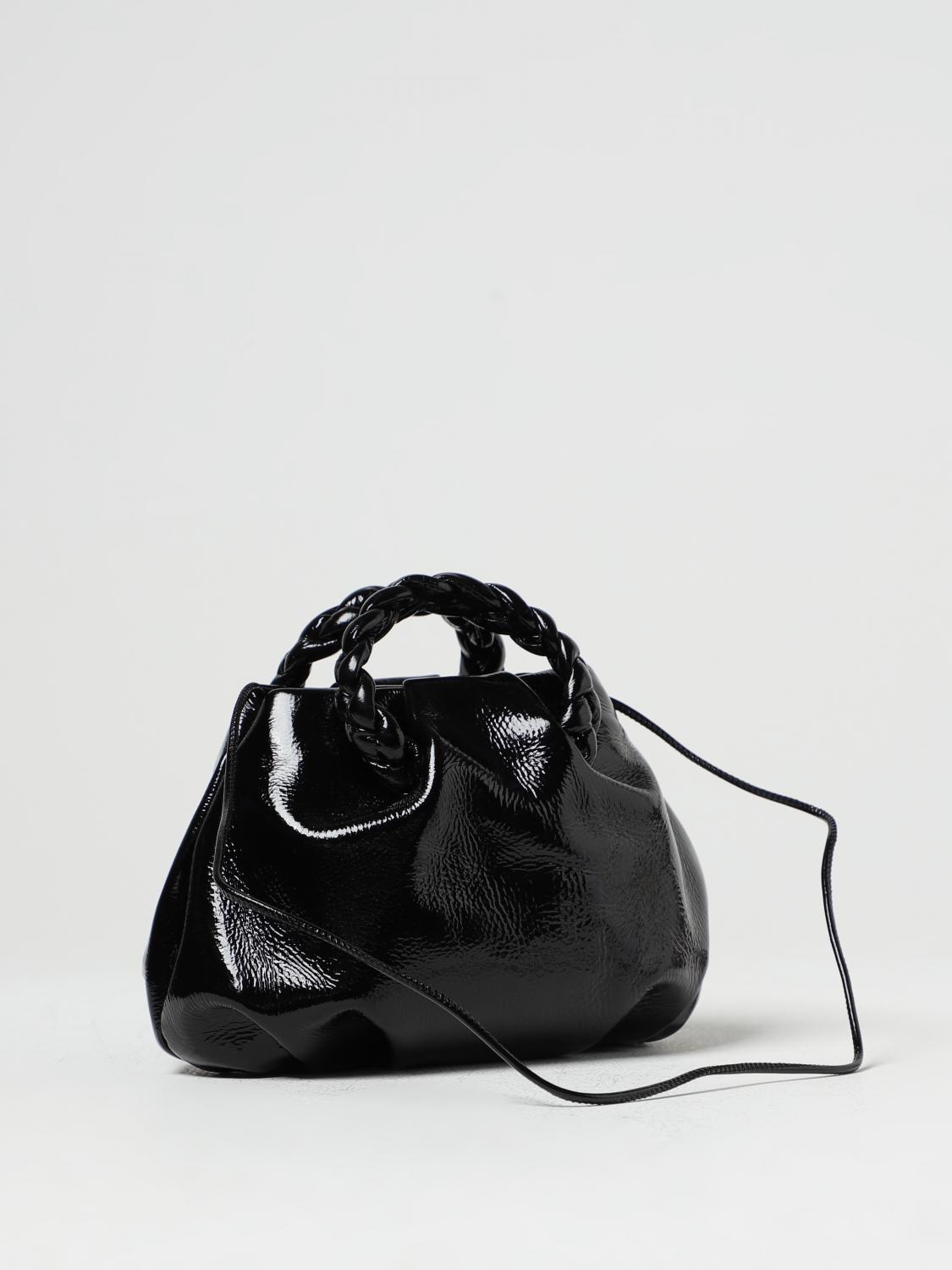 HEREU BORSA MINI: Borsa Bombon Hereu in naplak, Nero - Img 2