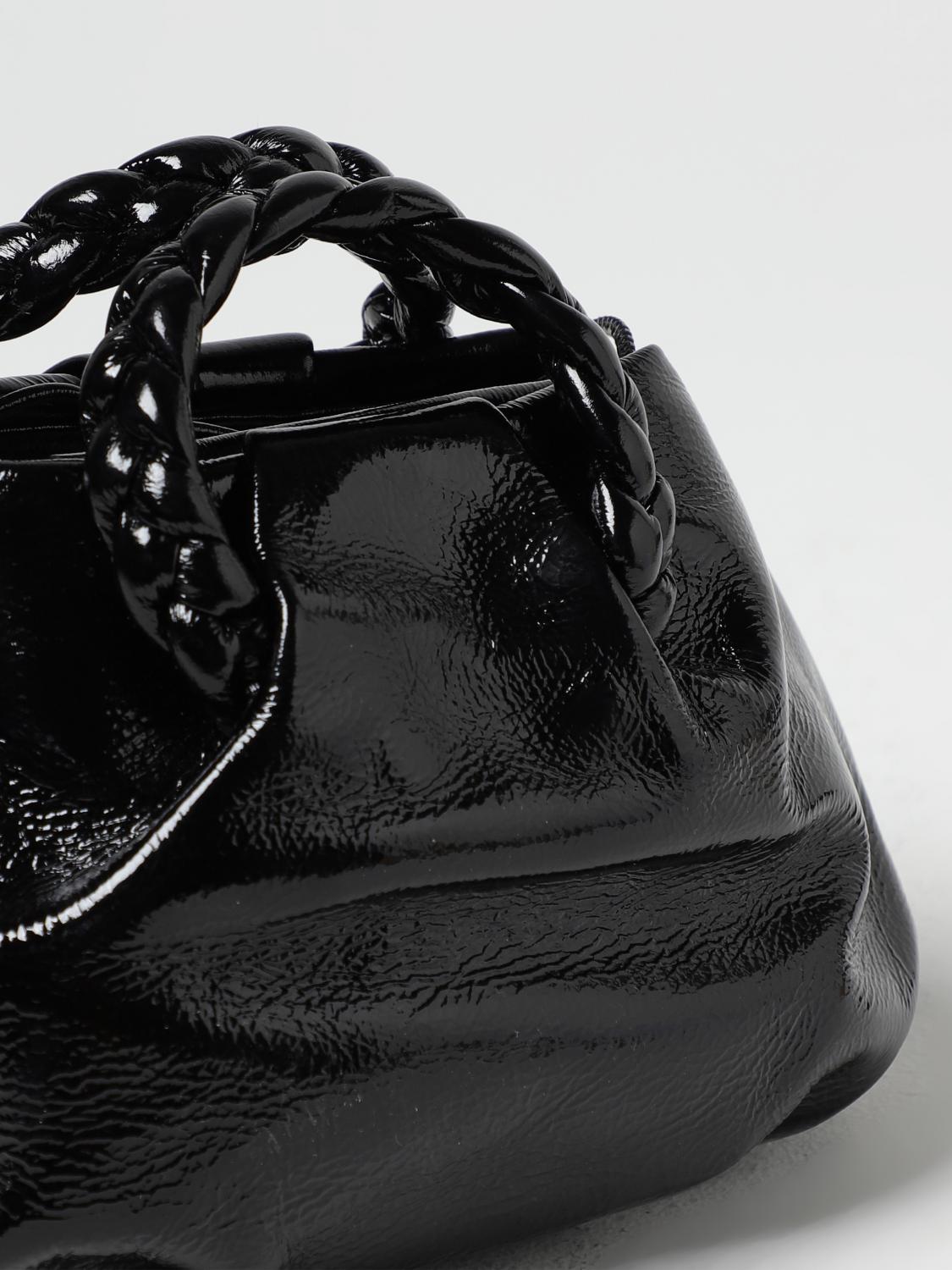 HEREU BORSA MINI: Borsa Bombon Hereu in naplak, Nero - Img 3