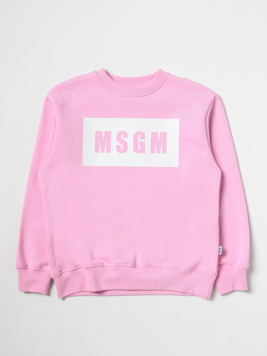 MSGM KIDS SWEATER: Sweater kids MSGM Kids, Pink - Img 1
