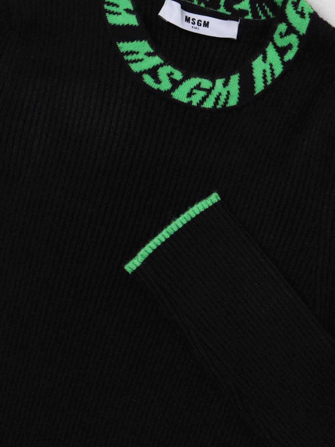 MSGM KIDS JERSEY: Jersey niños MSGM Kids, Negro - Img 3