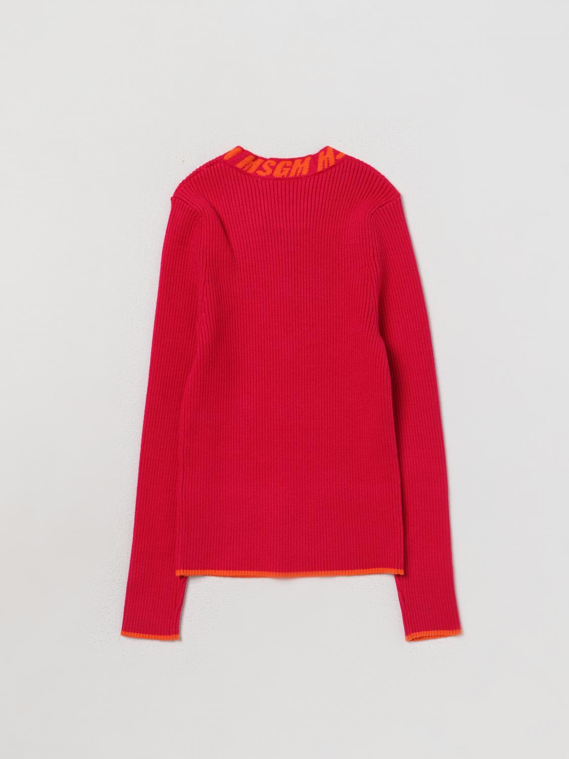 MSGM KIDS PULLOVER: Pullover kinder MSGM Kids, Fuchsia - Img 2