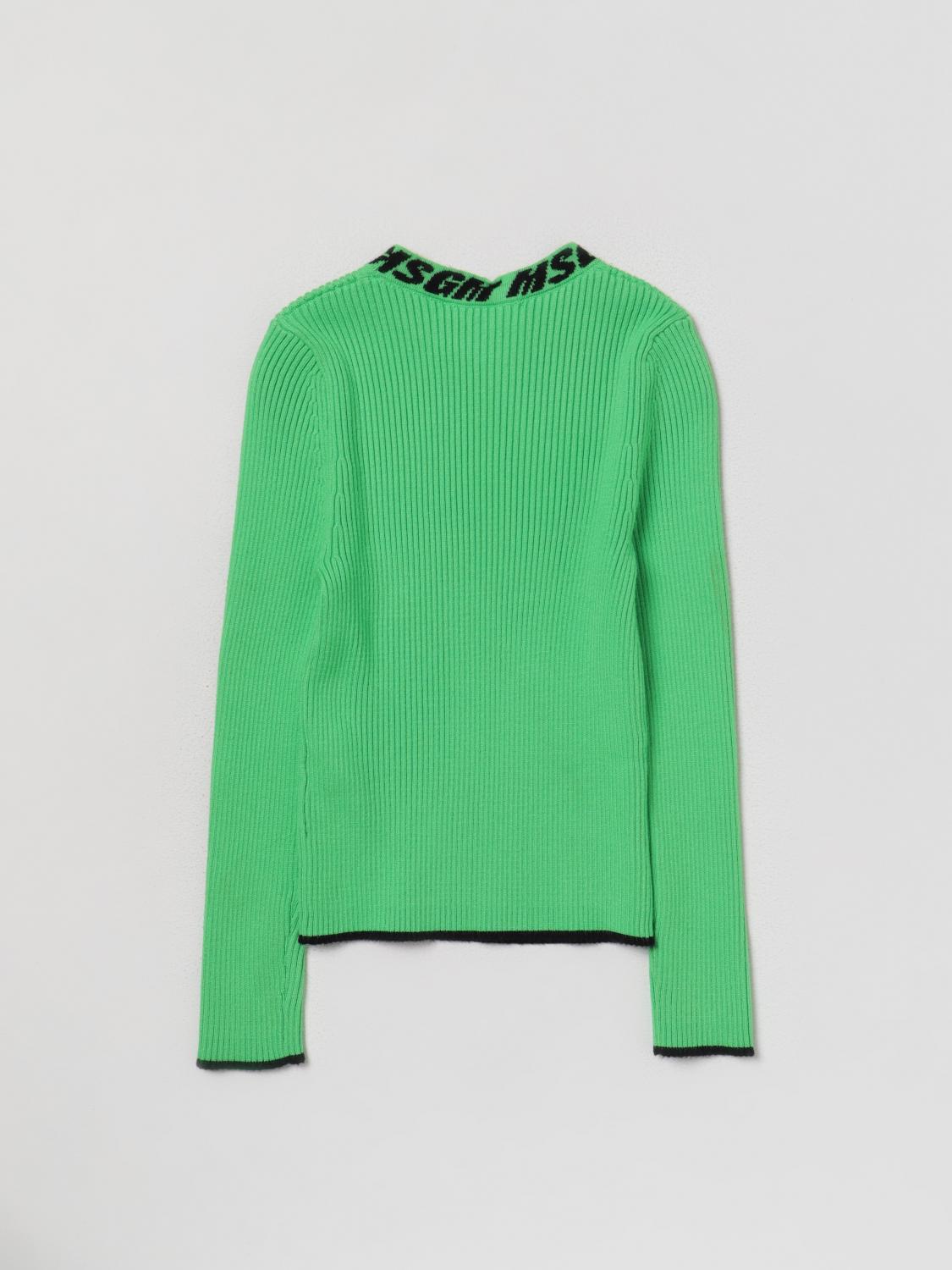 MSGM KIDS PULLOVER: Pullover kinder MSGM Kids, Grün - Img 2