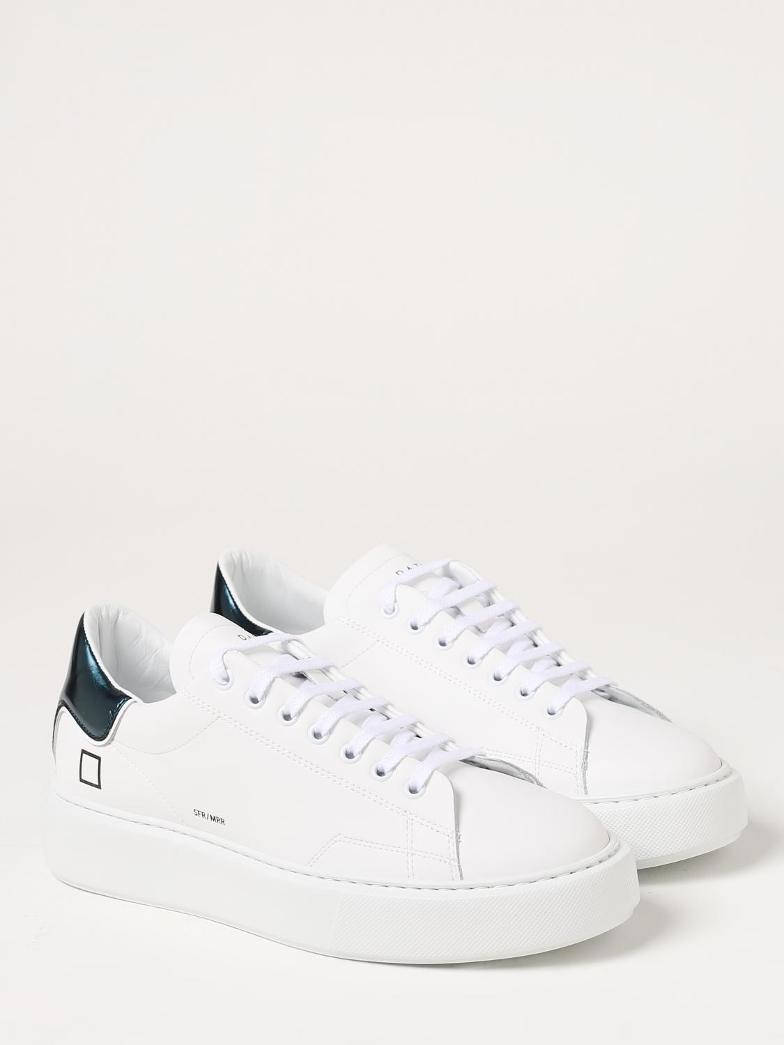 D.A.T.E. SNEAKERS: Sneakers Sfera Mirror D.A.T.E. in pelle, Bianco - Img 2
