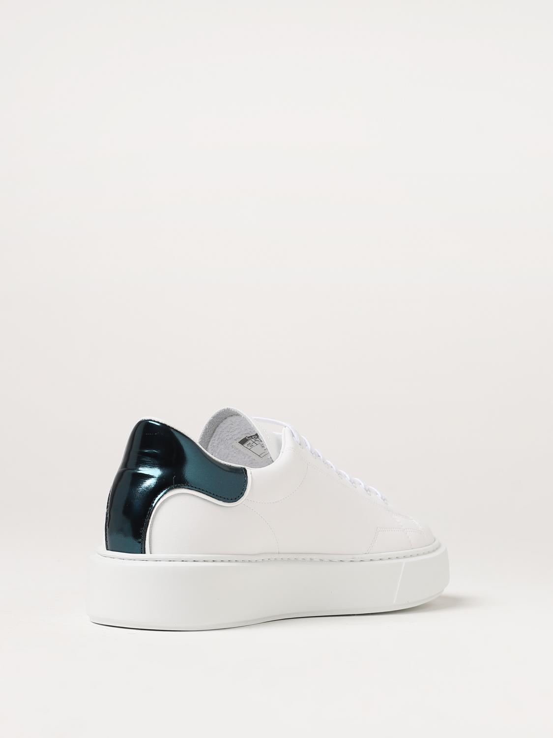 D.A.T.E. SNEAKERS: Sneakers Sfera Mirror D.A.T.E. in pelle, Bianco - Img 3