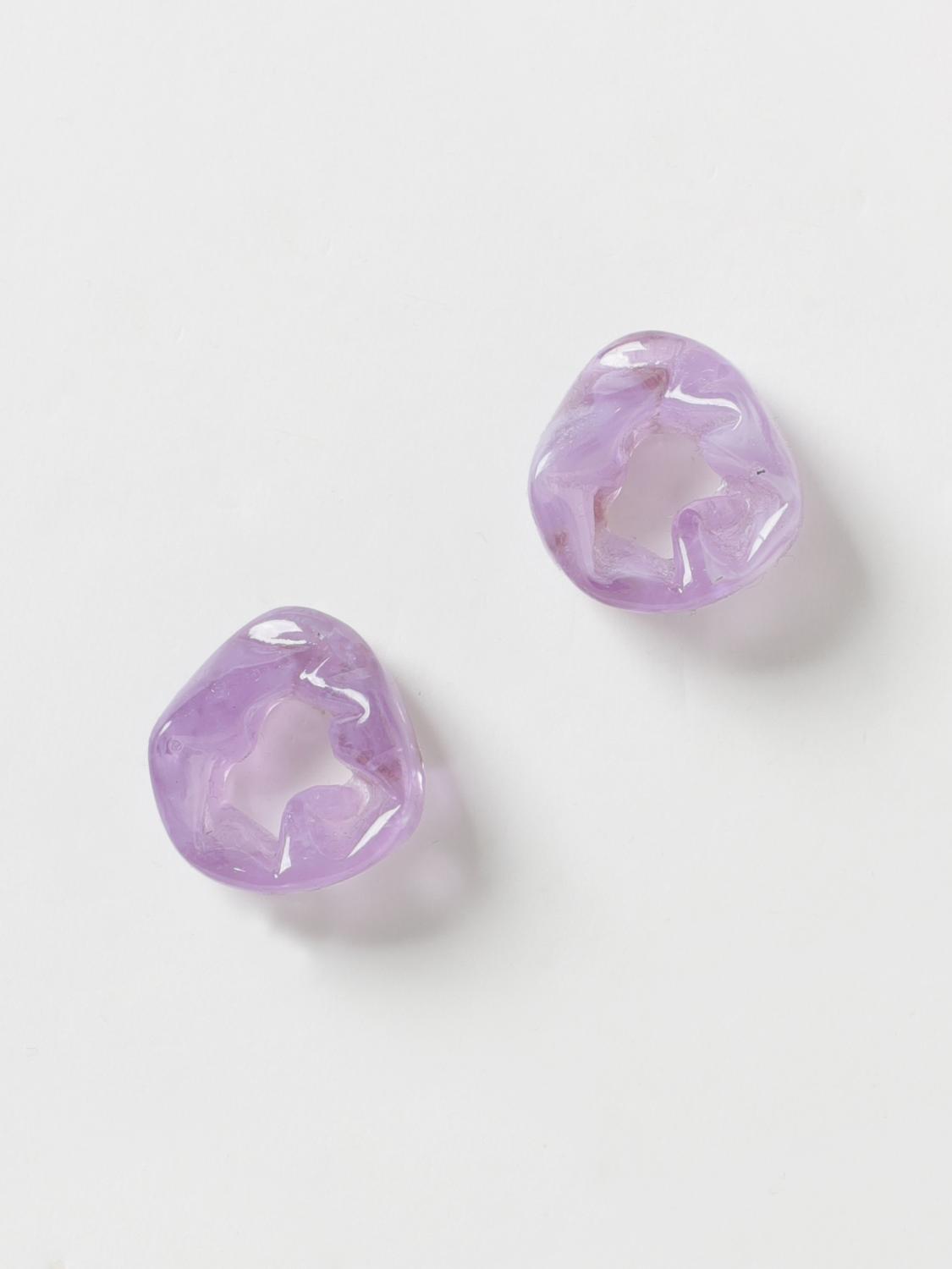 COMPLETEDWORKS GIOIELLO: Orecchini Completedworks in argento 925 riciclato e bio resina-, Lilla - Img 1