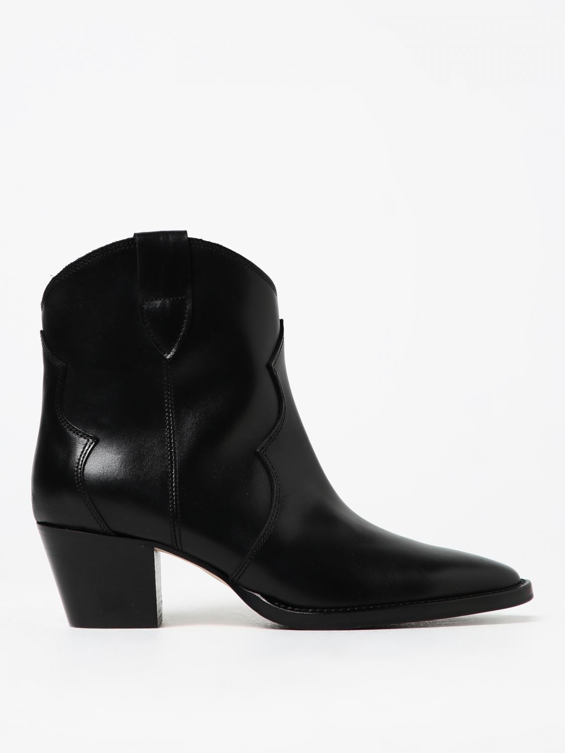 ANNA F. FLAT ANKLE BOOT: Shoes woman Anna F., Black - Img 1