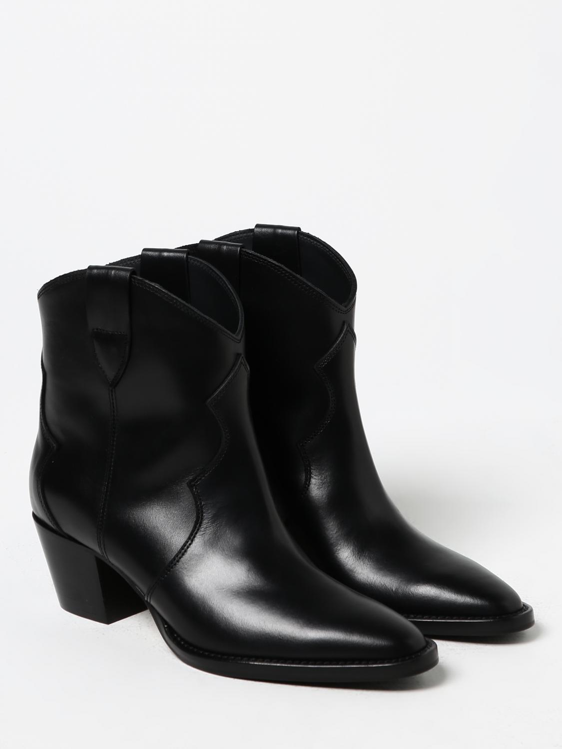 ANNA F. FLAT ANKLE BOOT: Shoes woman Anna F., Black - Img 2