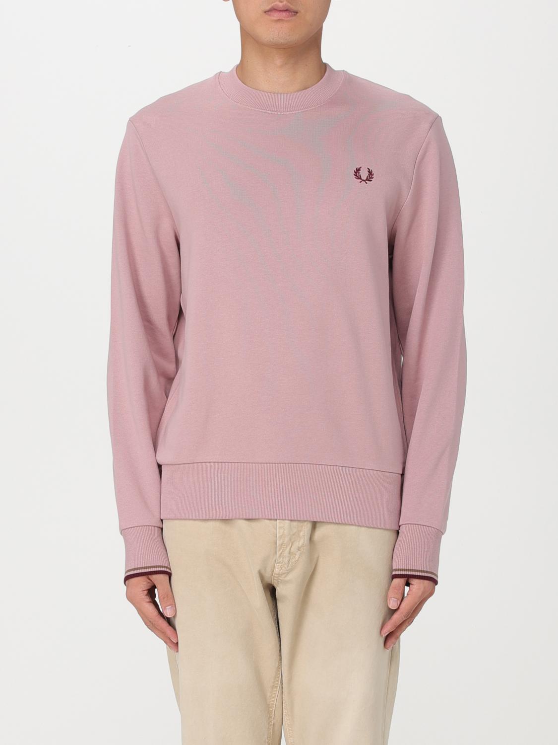 FRED PERRY SUDADERA: Sudadera hombre Fred Perry, Rosa - Img 1