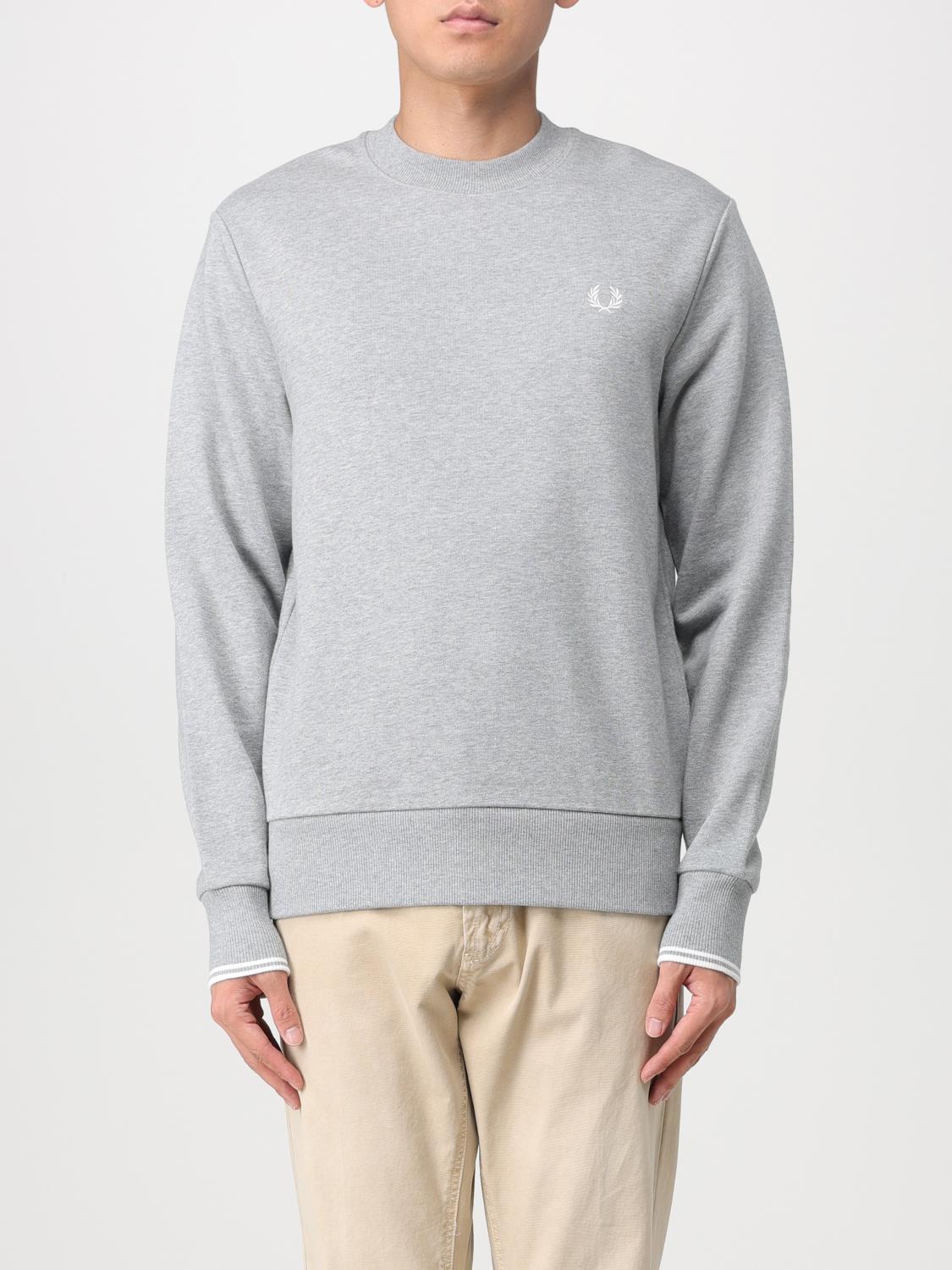 FRED PERRY SUDADERA: Sudadera hombre Fred Perry, Gris - Img 1