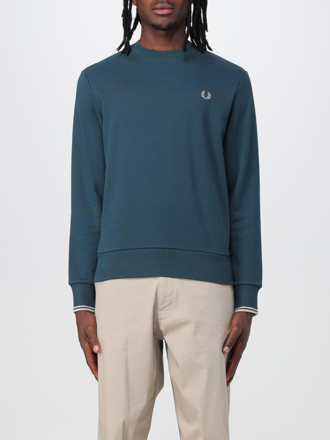 FRED PERRY SUDADERA: Sudadera hombre Fred Perry, Petróleo Azul - Img 1