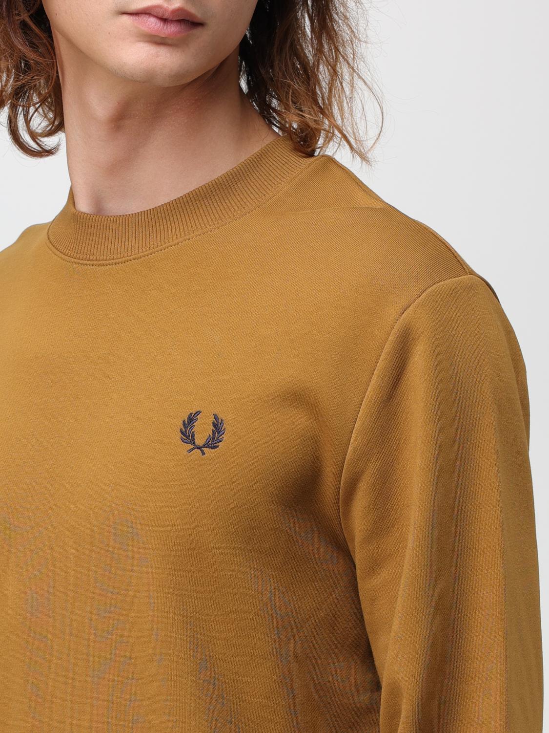 FRED PERRY 스웨트셔츠: 스웨트셔츠 남성 Fred Perry, 카멜 - Img 3