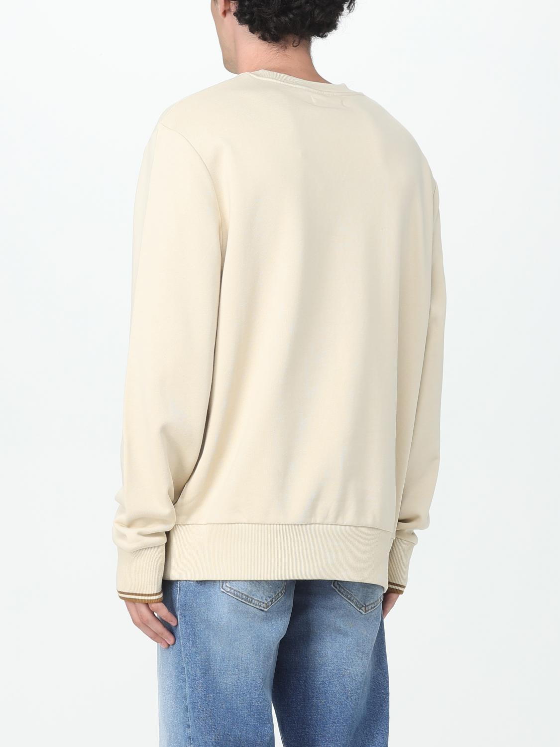 FRED PERRY スウェットシャツ: スウェットシャツ メンズ Fred Perry, アイボリー - Img 2