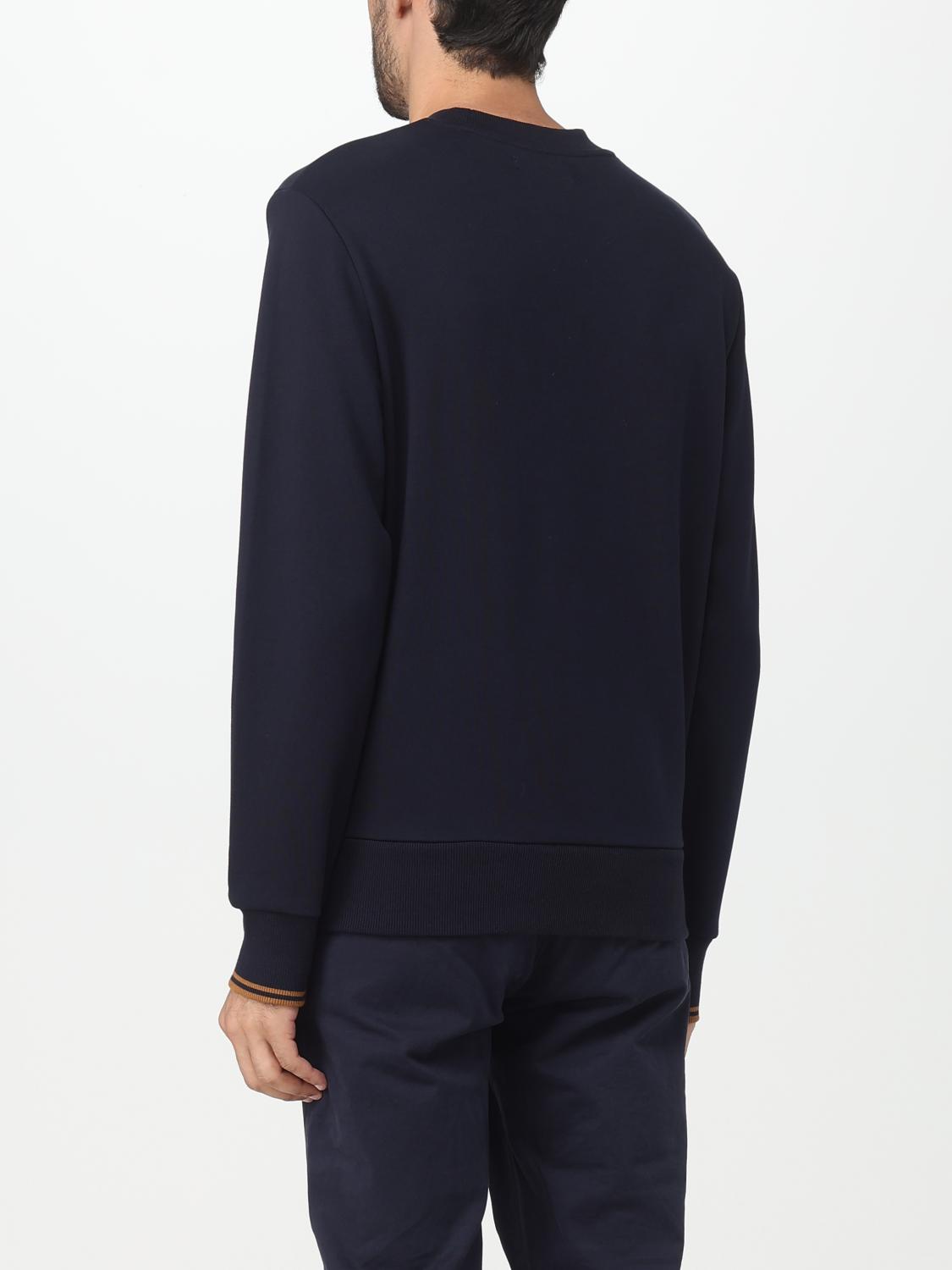 FRED PERRY FELPA: Felpa Fred Perry in jersey con logo, Blue Navy - Img 2