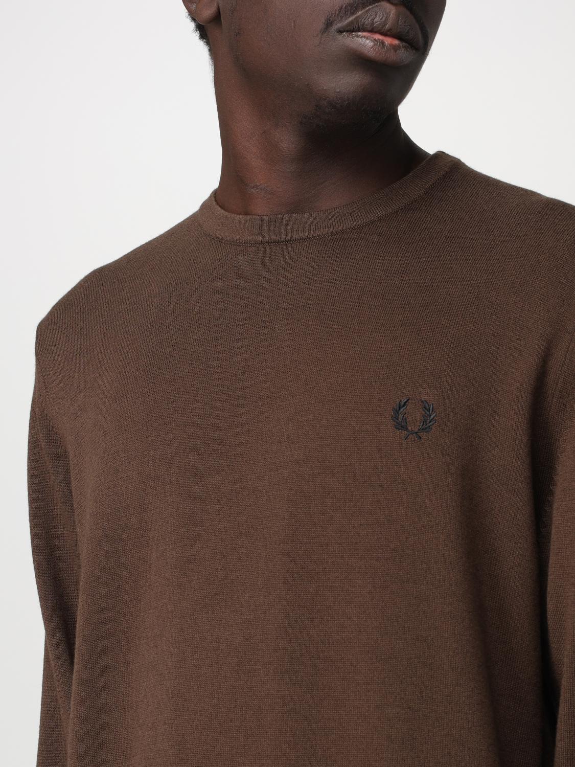 FRED PERRY PULL: Pull homme Fred Perry, Tabac - Img 3