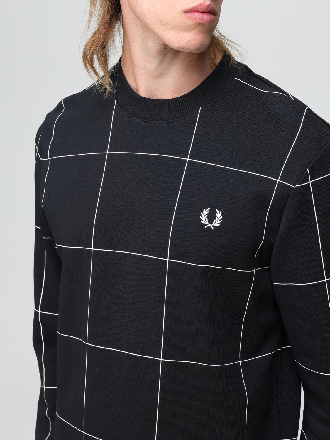 Fred Perry Sweatshirt men - Black | M6545 | GIGLIO.COM